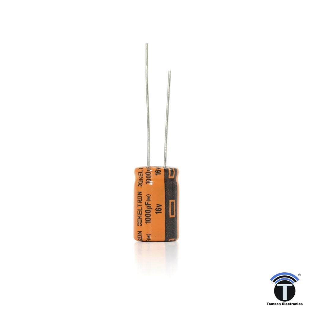 KELTRON 1000 uF/16 V Radial Electrolytic Capacitor KELTRON 1000 uF/16 V Radial Electrolytic Capacitor